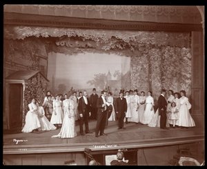 A Scene from an Amateur Production of a Play Titled School